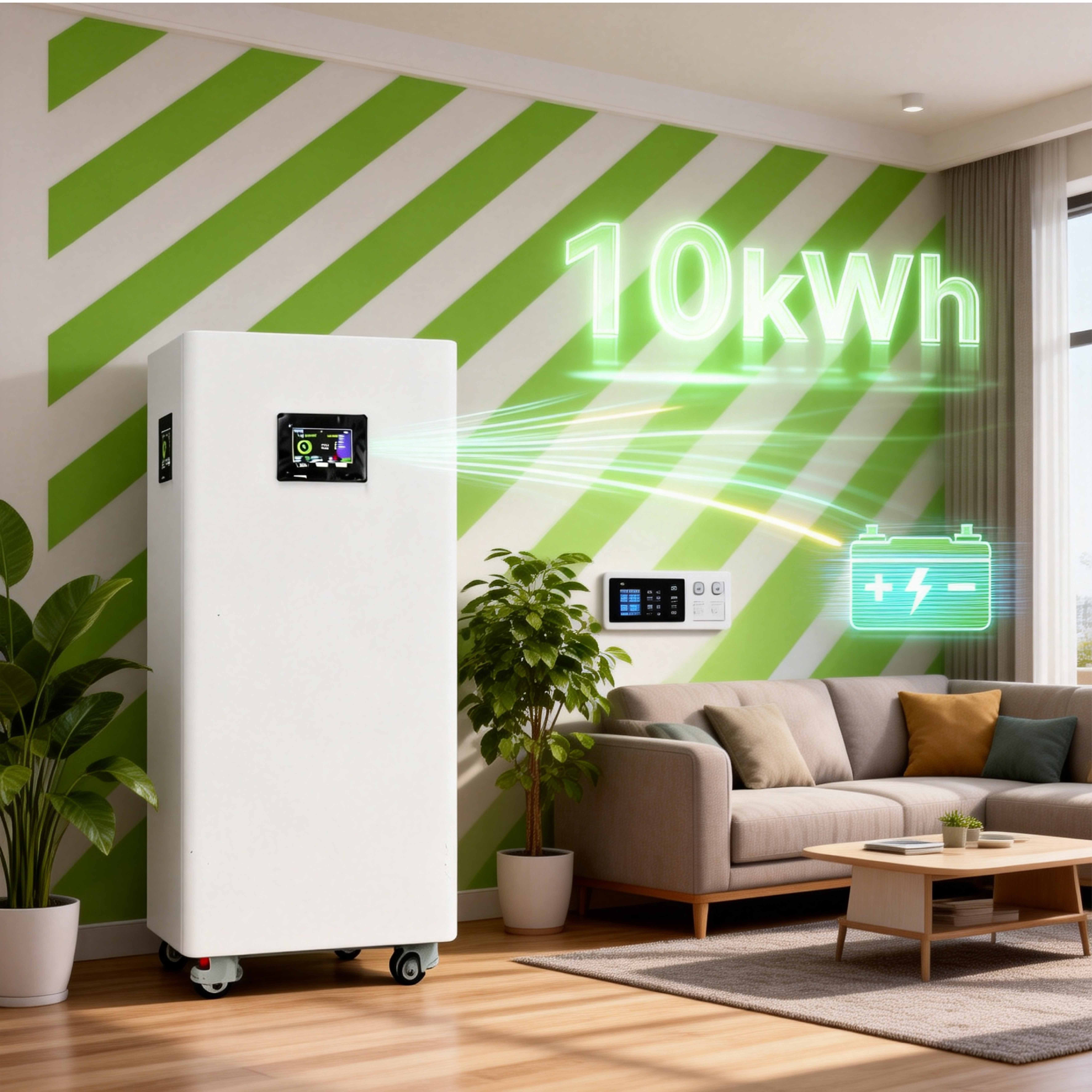 Lithium Ion Battery Home Energy Storage System 51.2V 314Ah 16Kwh 17Kwh Solar Battery With LCD Touch Screen