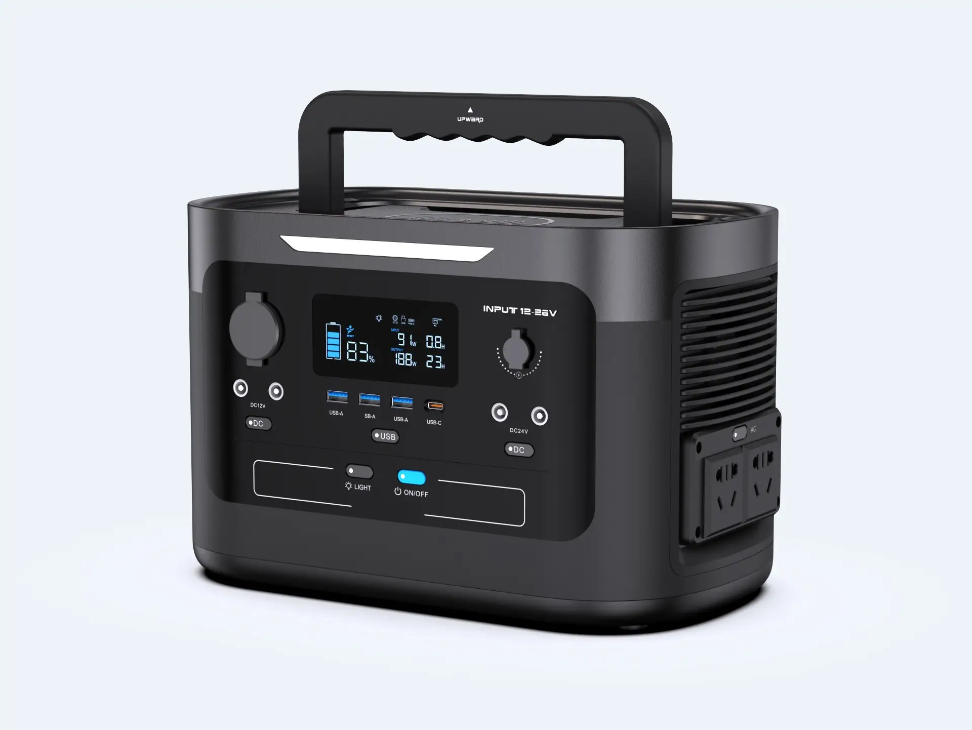 Fast Charging 220V Wireless Emergency Portable Power Station Camping 600W 800W 1000W Portable Outdoor Power Stations