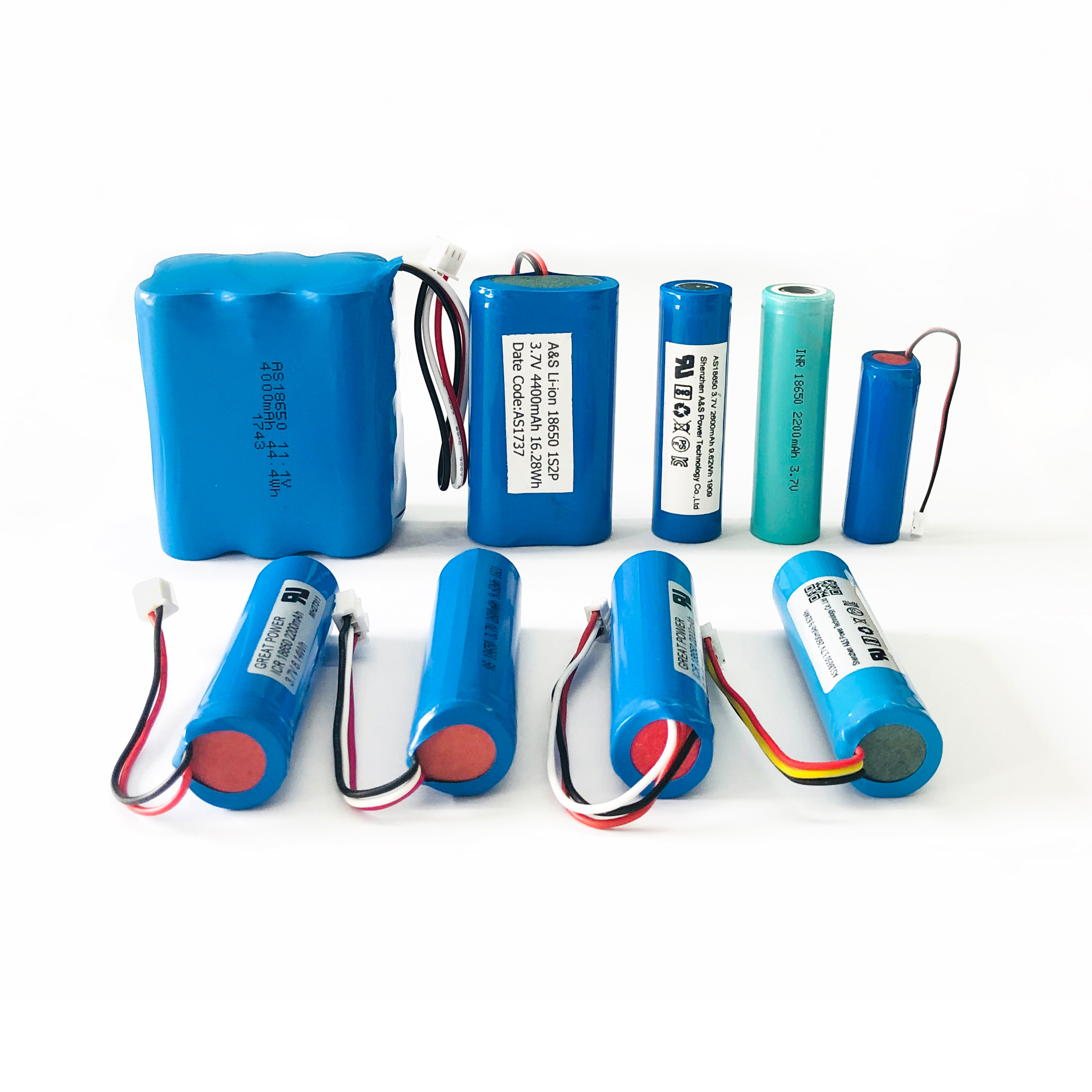 Li-ion 18650 Lithium Battery 11.1V 50Ah Li Ion 3S20P Battery Pack for Solar Street Light