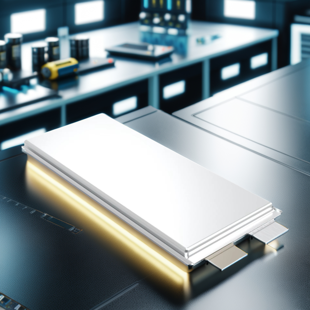 Lithium polymer pouch semi-solid state battery