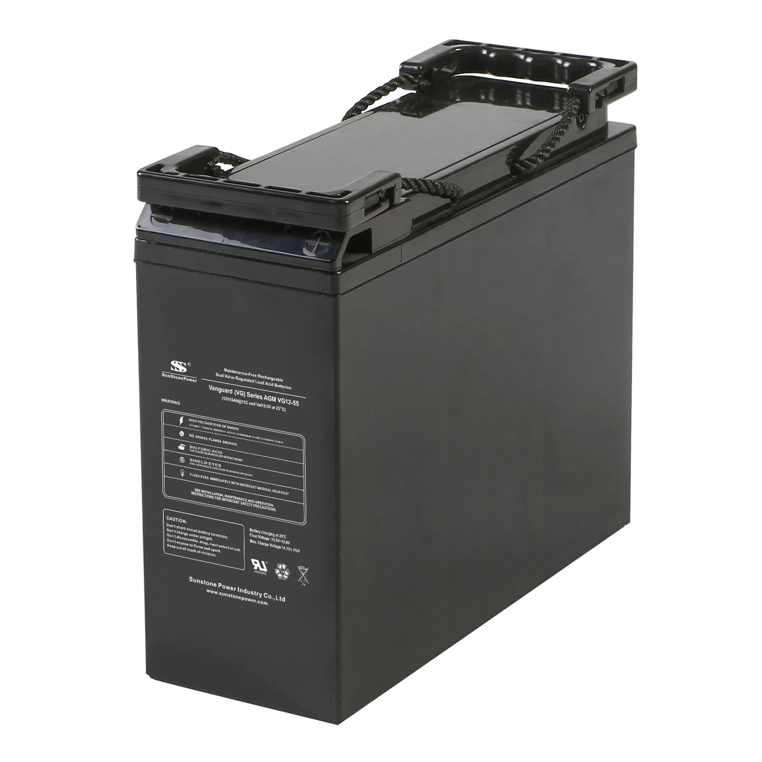 Vg Series 12V-55ah Front Access Deep Cycle Battery Telecommunication Battery