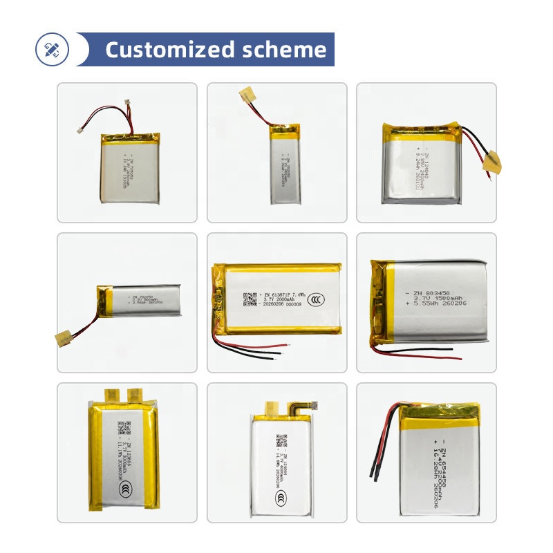 CE Certification 3.7v Pouch Lithium Ion Batteries 2000mah 4000mah 5000mah 10000mah Lithium Li Polymer Lipo Battery