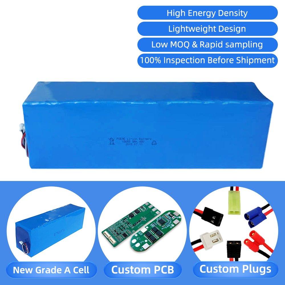 Factory Wholesale 48V 8Ah Cylindrical Lithium Ion Batteries 18650 Lithium Battery Cells