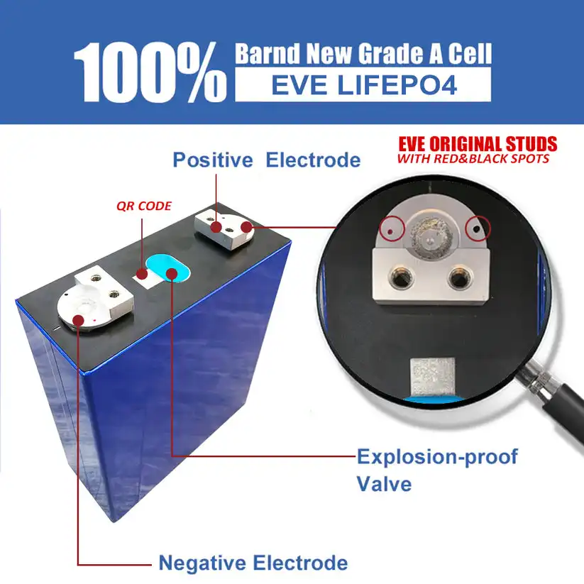 EVE MB31 314ah 3.2V Lifepo4 Battery Energy Storage Battery 330ah Lifepo4 Cell Solar Power eve Lifepo4 Battery for ESS