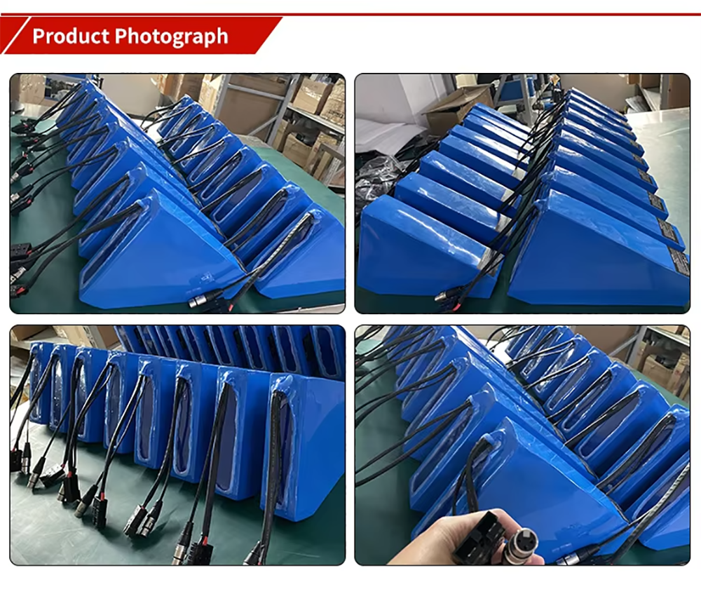 Wholesale 2000W 3000W 5000W 8000W E Bike Battery 48V 52V 60V 72V 20Ah 28.8AH 30Ah 40Ah Triangle Battery Pack for Ebike