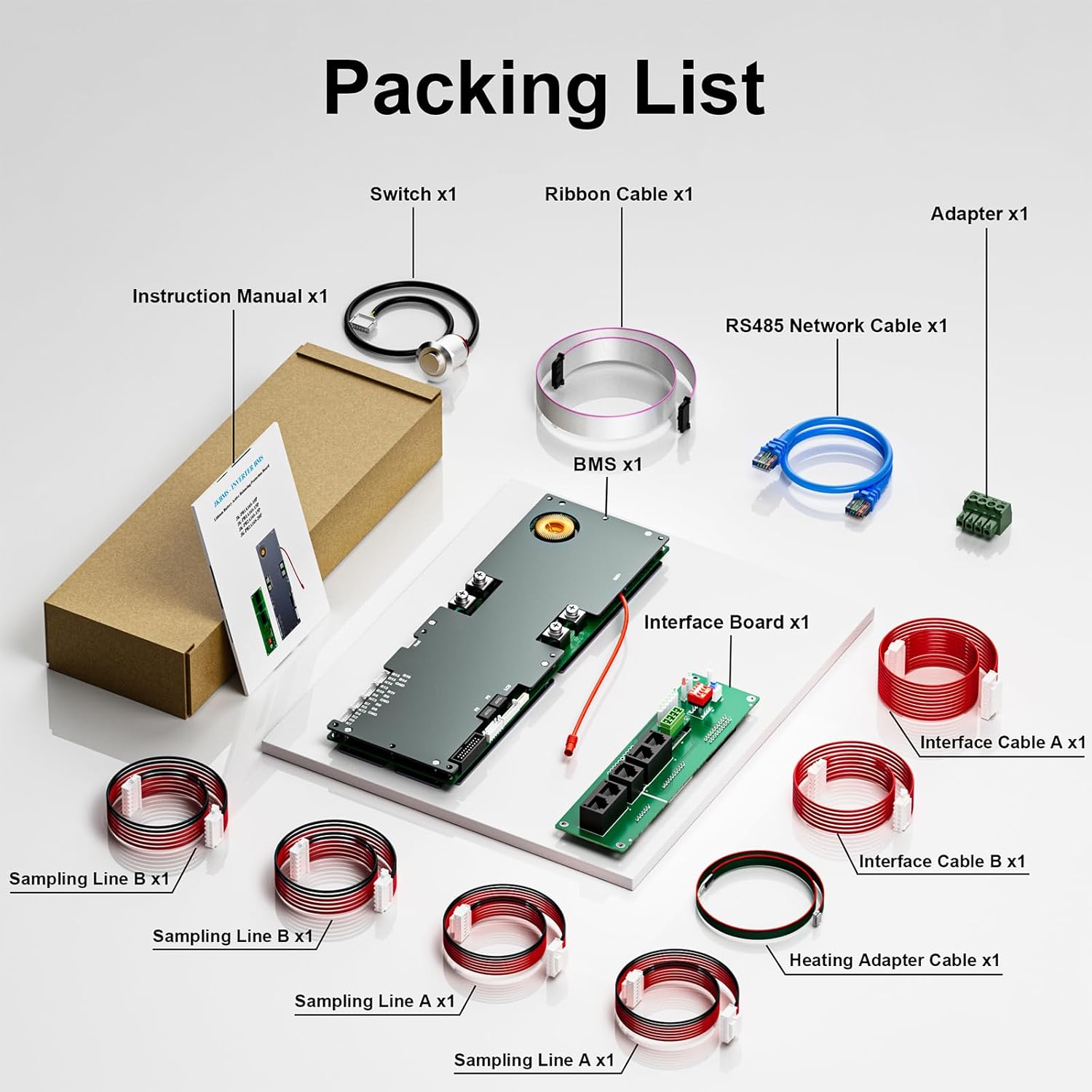 Jikong Smart JK-PB2A16S20P V19 with 4.3 Touch Screen 100A 150A 200A 300A JK BMS 16s 200a Bms 48v Lifepo4 Active Balancer Pace