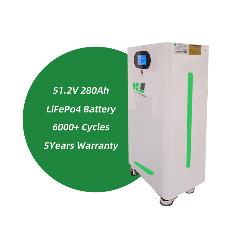 Stackable 14.366kWh 20kWh 48V 280Ah 51.2V 314Ah 400Ah Solar Energy Lithium Battery Storage Home Use Pack