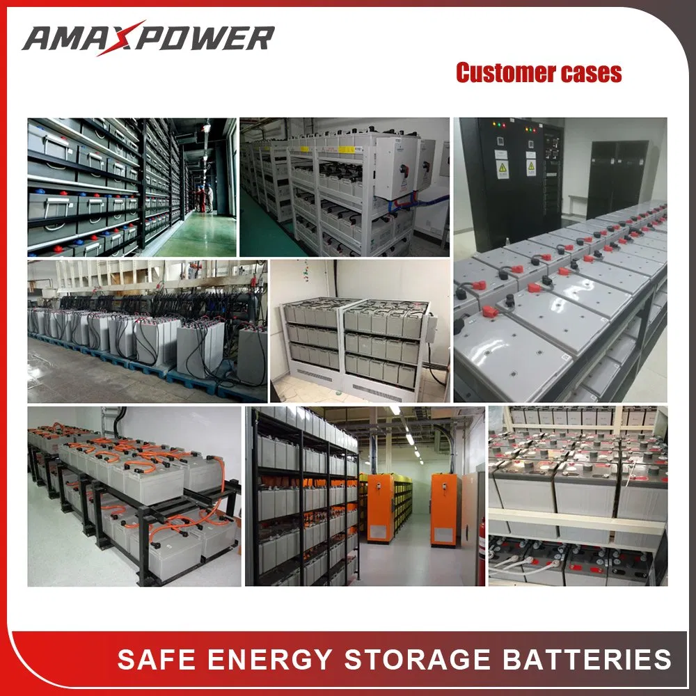 Amaxpower Best Selling Advanced Technology 6V 225ah 230ah 280ah 300ah Lead Carbon Power Solar-Battery for Smart Grid and Micro Grid System Application