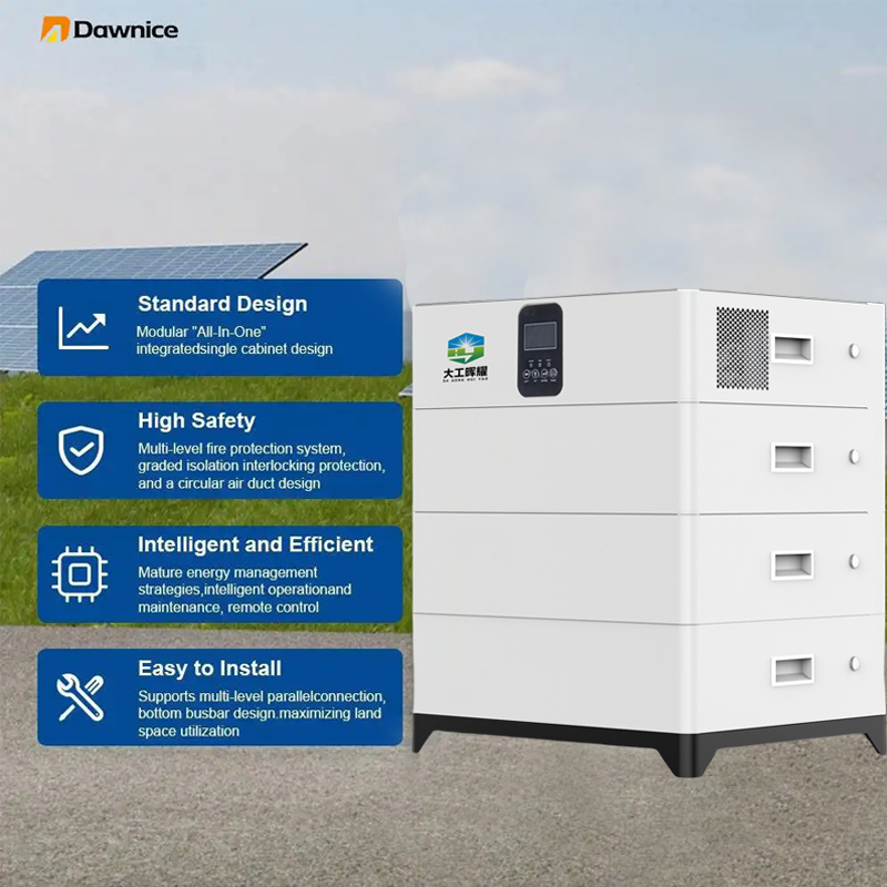 High-Efficiency Smart Solar Inverter with LiFePO4 Battery Technology