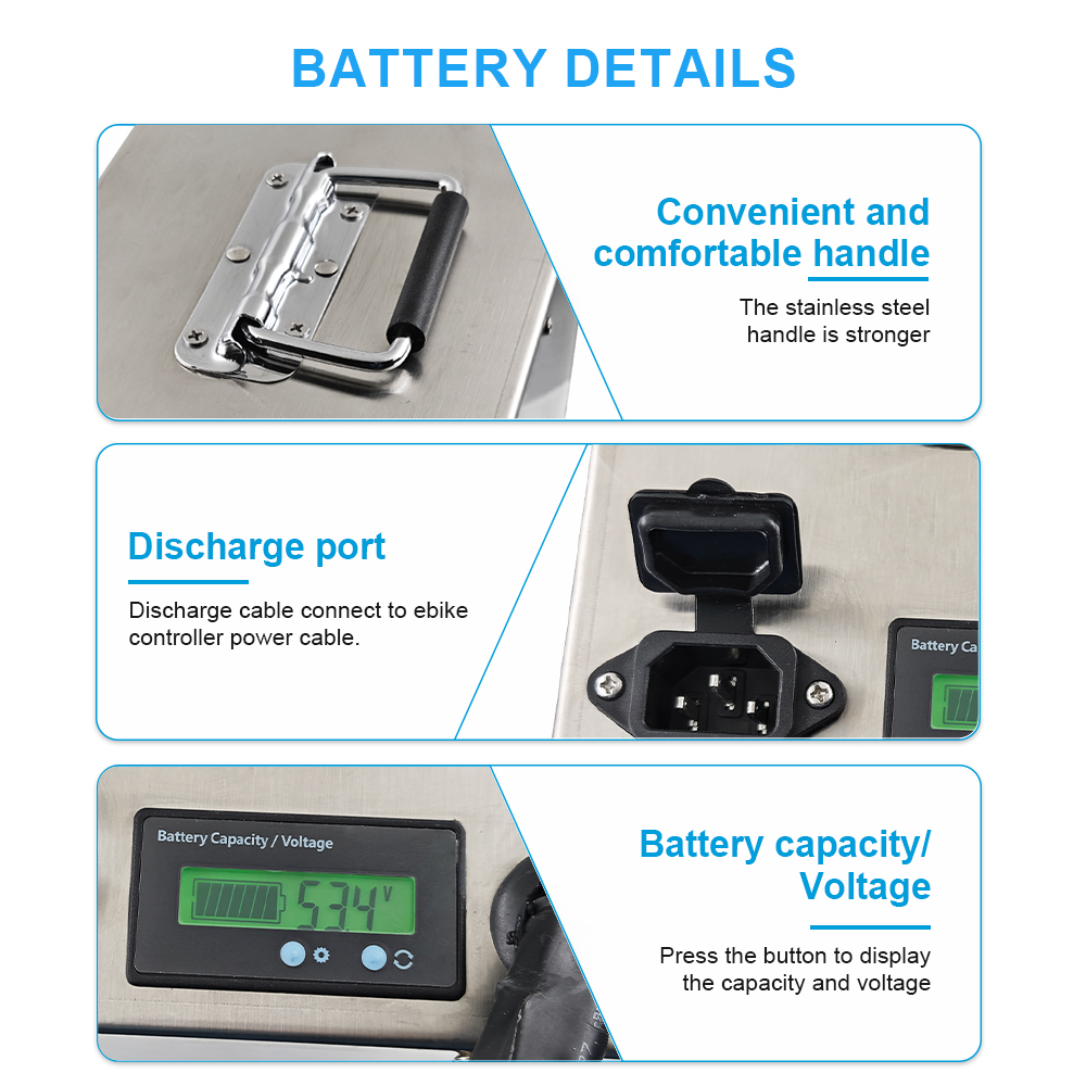 Custom 12V 24V 36V 48V 52V 60V 72V 30Ah-200Ah LiFePO4 Electric Vehicle Battery Pack for Rv Camper Golf Cart Motorcycle