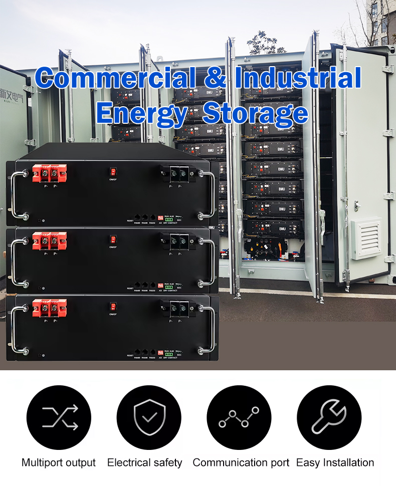 Solar Energy Storage Systems Lithium Batteries Pack 1164V 51.2v 280AH 46.6kwh Lifepo4 Lithium Ion Battery for Solar Panel