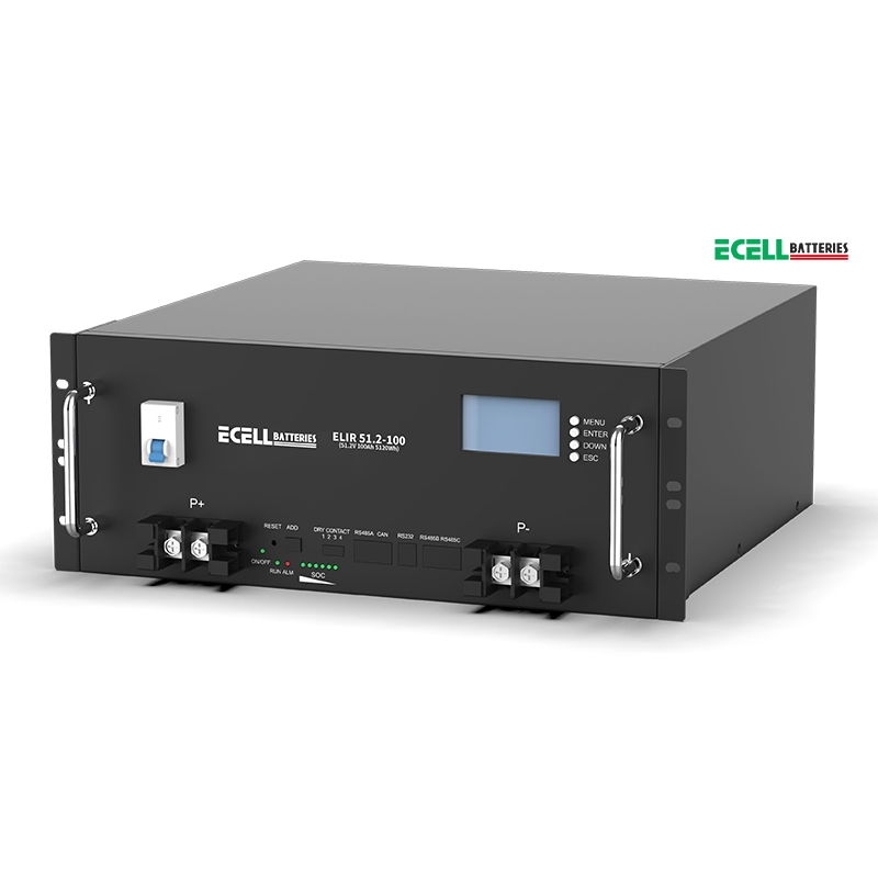 Robust 51.2V 50ah Rack-Mounted Lithium Battery with Advanced Smart BMS Technology for Uninterrupted Power Supply