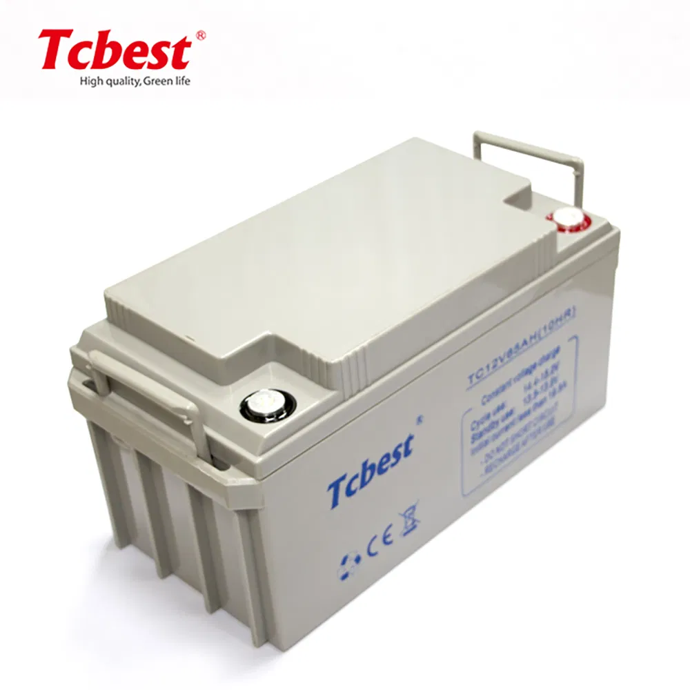 VRLA Deep Cycle Battery 12V 65ah Gel Battery 12V65ah Lead Acid Battery Free Maintenance Gel Battery 12V65ah for UPS and Telecommunication Systems