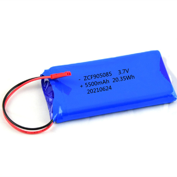 5500mAh 3.7V Rechargeable Li-ion Lithium Ion Battery Pack Li-polymer Battery 905085 for Video Door Bell/Table PC