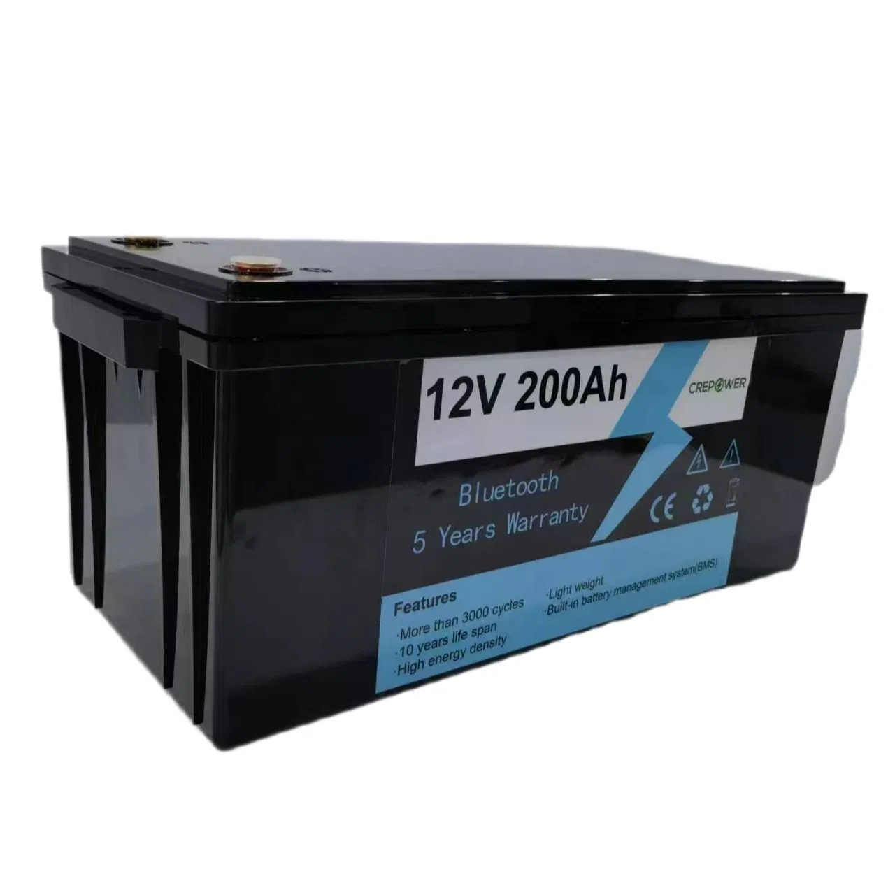 LiFePO4 12V 200ah Lithium Technology Smart BMS Inside Solar Storage Battery