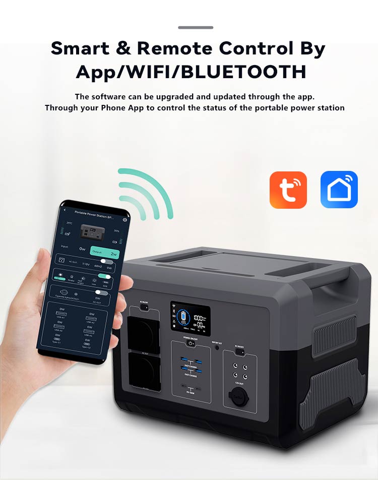 300W 600W 1200W 1800W 2400W 3000w 5000w PowerStation Lifepo4 Battery Bank Mobile Portable Power Station Solar Battery Generator