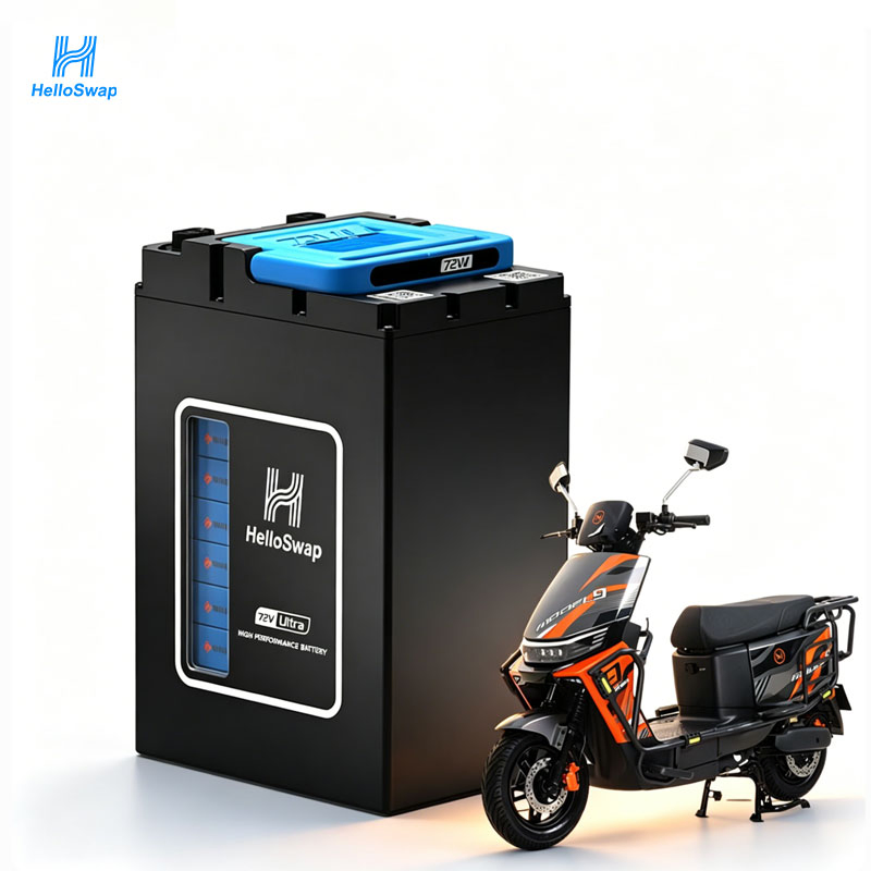Helloswap Ultra-Fast Smart Charging Technology Ebike Battery 72V