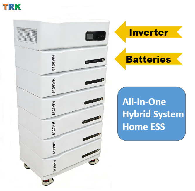 All in One LifePo4 Battery Inverter 6.2kw Storage 10kwh 15kwh 20kwh 25kwh 30kwh Hybrid Grid Home Solar Energy Storage System