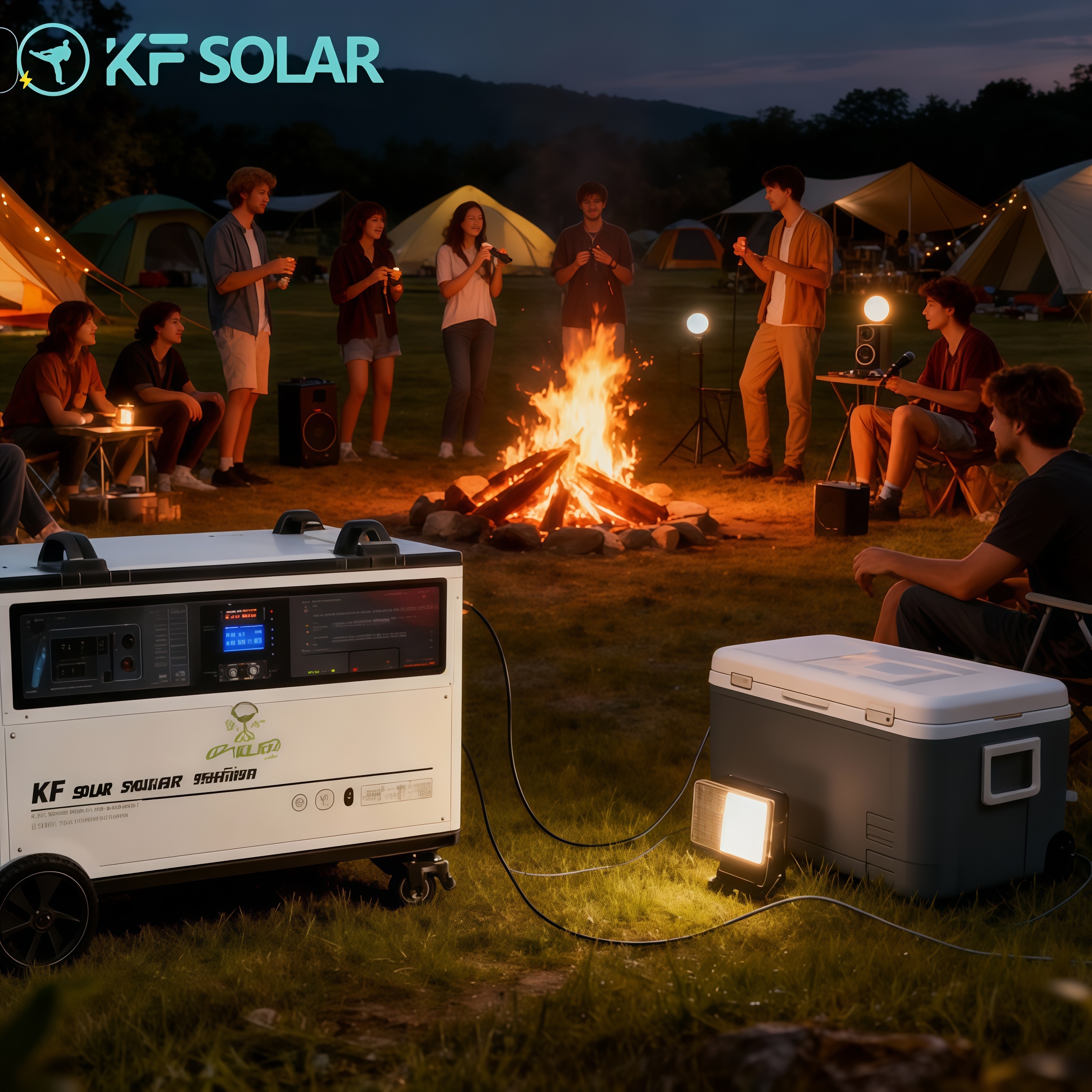 Solar Multi-Purpose MPPT Lithium Ion Portable Power Station 110V 220V Portable Energy Storage System Power Station