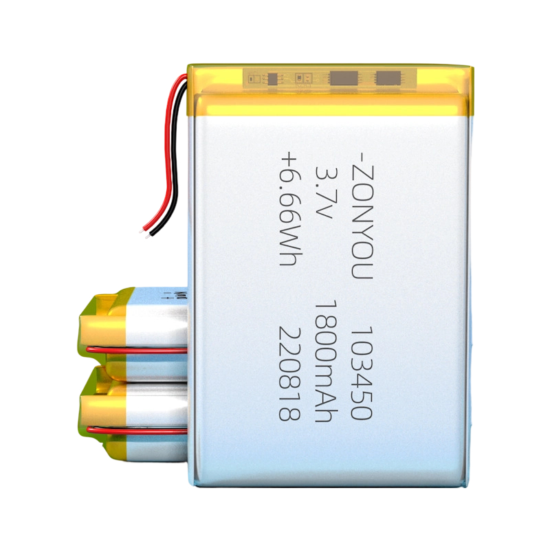 103450 Lipo Cell 3.7V Lithium Polymer Batteries 1800mAh 2000mAh for Consumer Electronics Power Tools Toys with Long Cycle Life