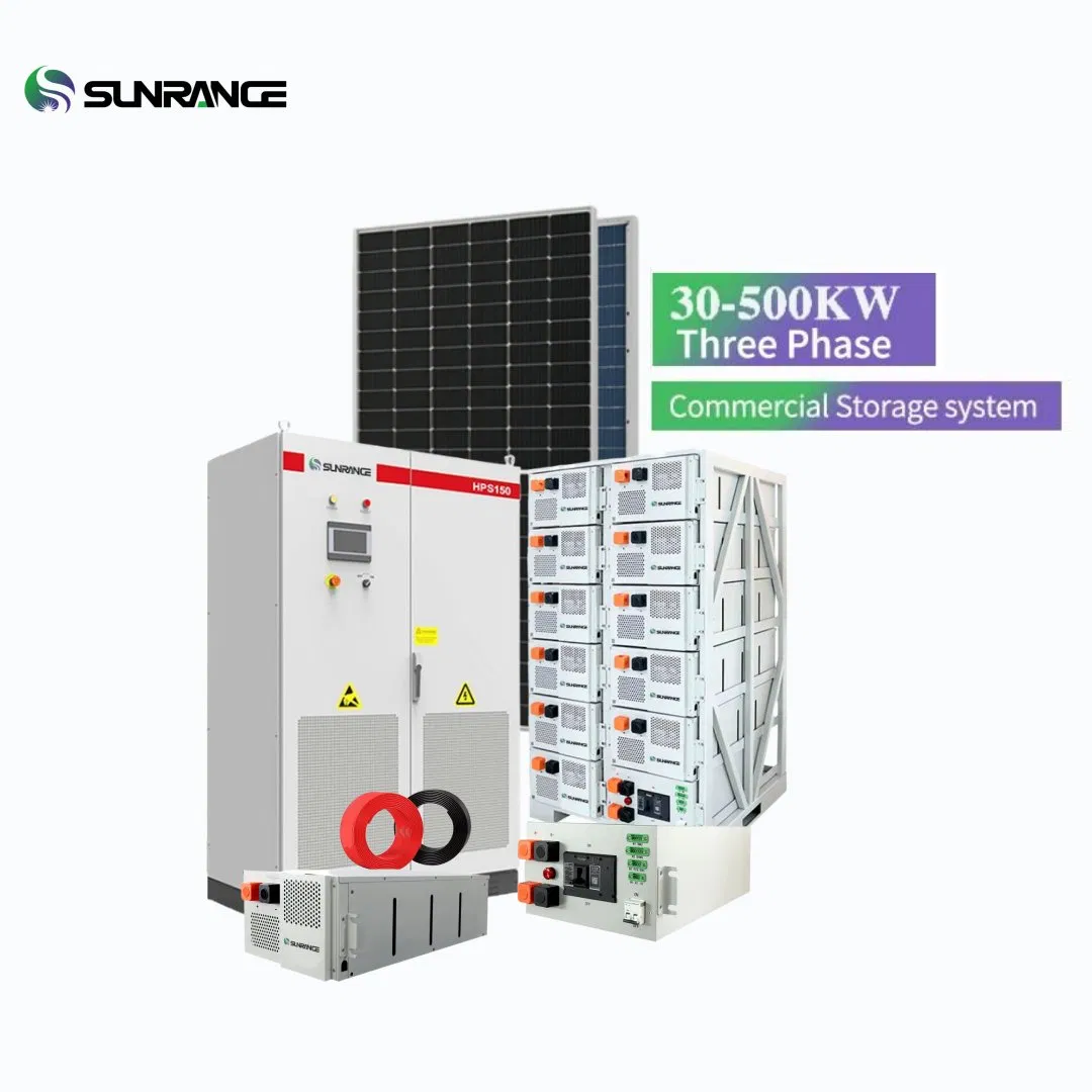 Sunrange 150kwh 200kwh 400kwh Solar Energy Storage System Industrial and Commercial Ess Bess Solar Battery Energy Storage System