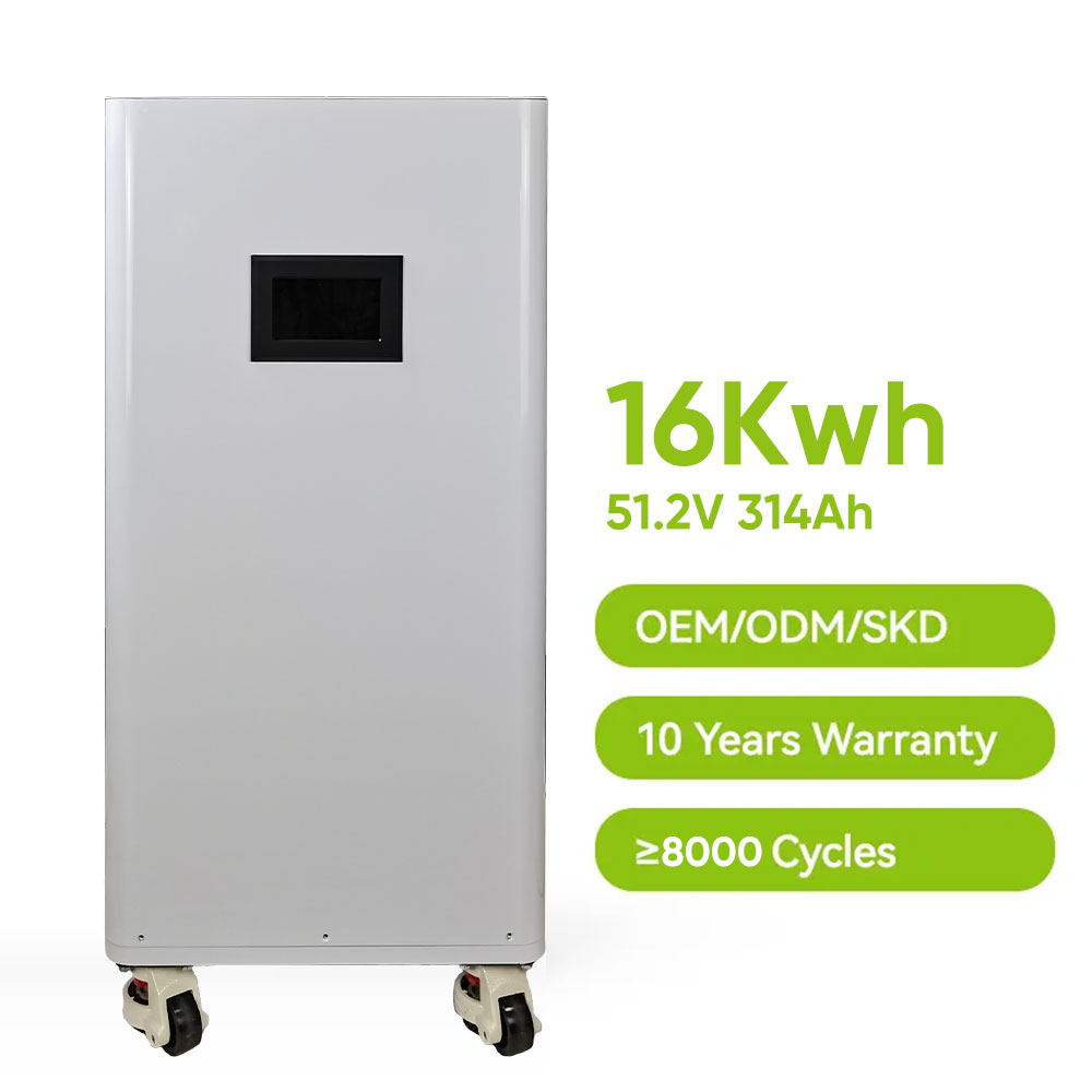 Tax Free EU/Poland Stock 48V 51.2V 314AH 16KWH Vertical Lithium Ion Battery Pack for Solar &amp; Home Energy Storage System