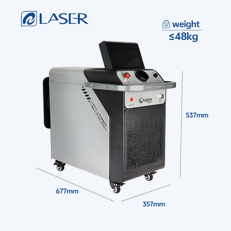 Industrial Air Cooled 1500w Handheld Fiber Mini Laser Welder 3 in 1 Portable for Battery Welding