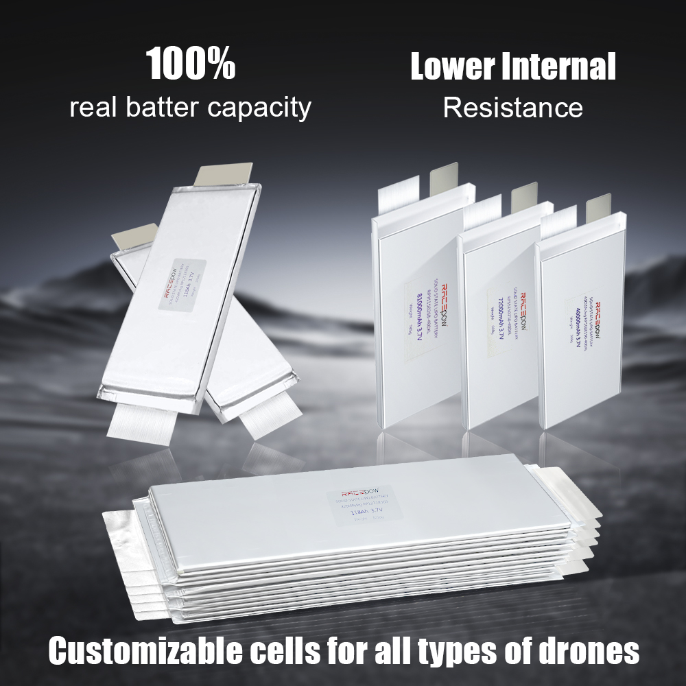 4.2V 15Ah Lithium Polymer Pouch Rechargeable Battery Semi Solid State 90A Max Discharge Current for Home Storage