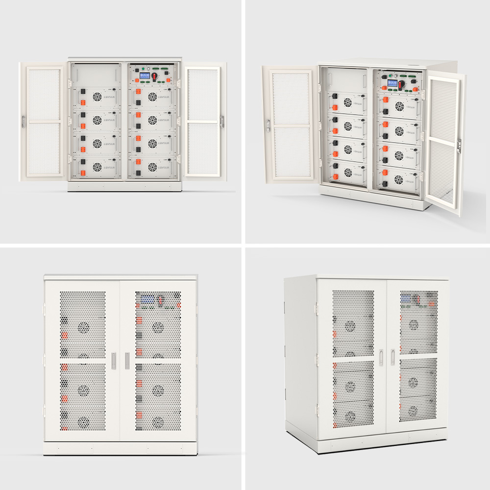 Deye Solis Compatible High Voltage LiFePO4 Battery Rack 16kwh Battery Module100kWh 215kWh Commercial Solar Energy Storage System