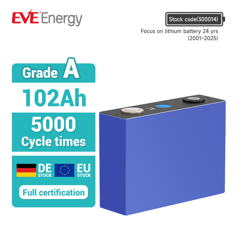 EVE LF100LA 3.2V 100ah Lifepo4 Battery 100ah Lifepo4 Rv Home 48v 51.2v 100ah 105ah 200ah Lifepo4 Battery