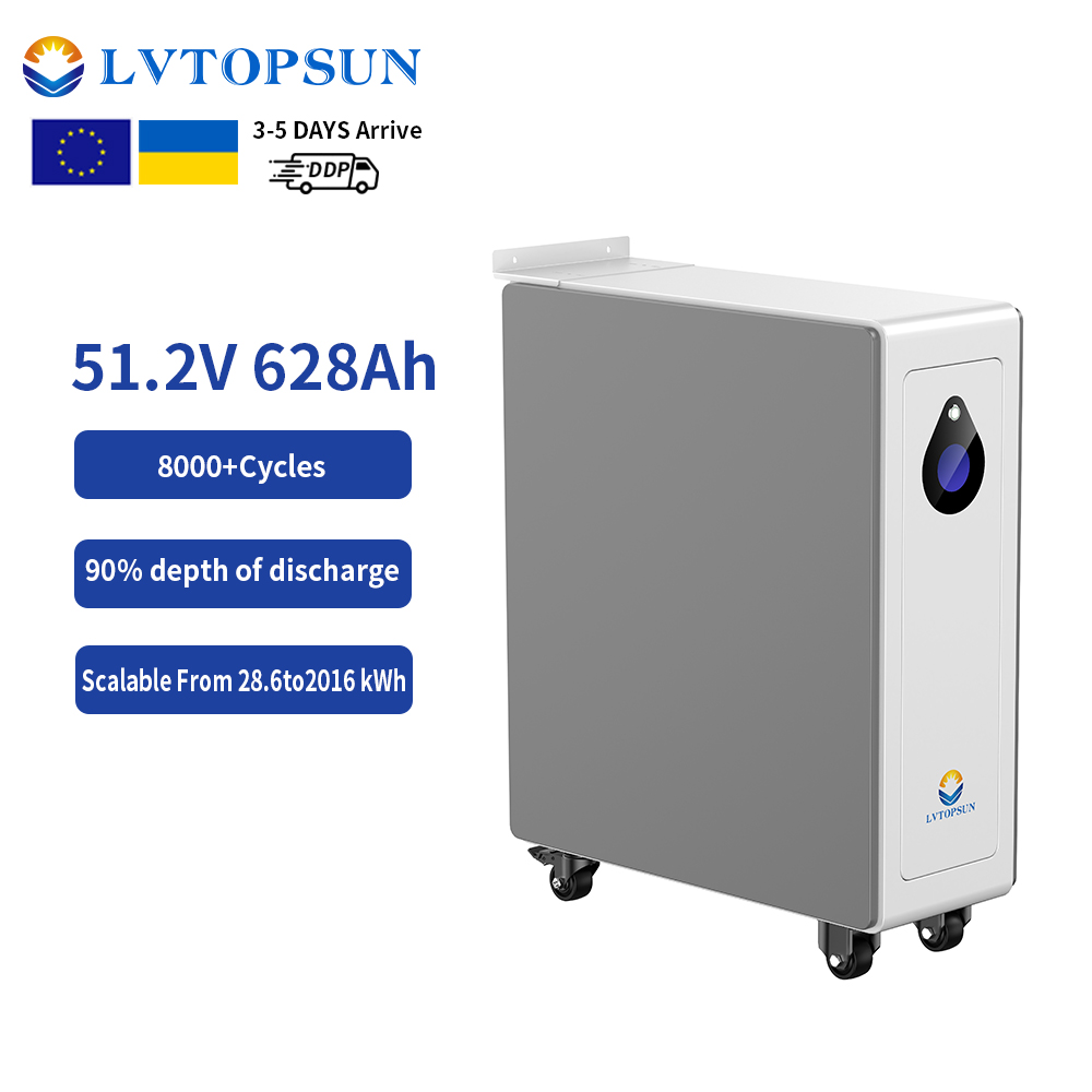LVTOPSUN 32kWh Residential &amp; Commercial Lithium-Ion Solar Battery Pack 51.2V 628Ah Energy Storage Solution