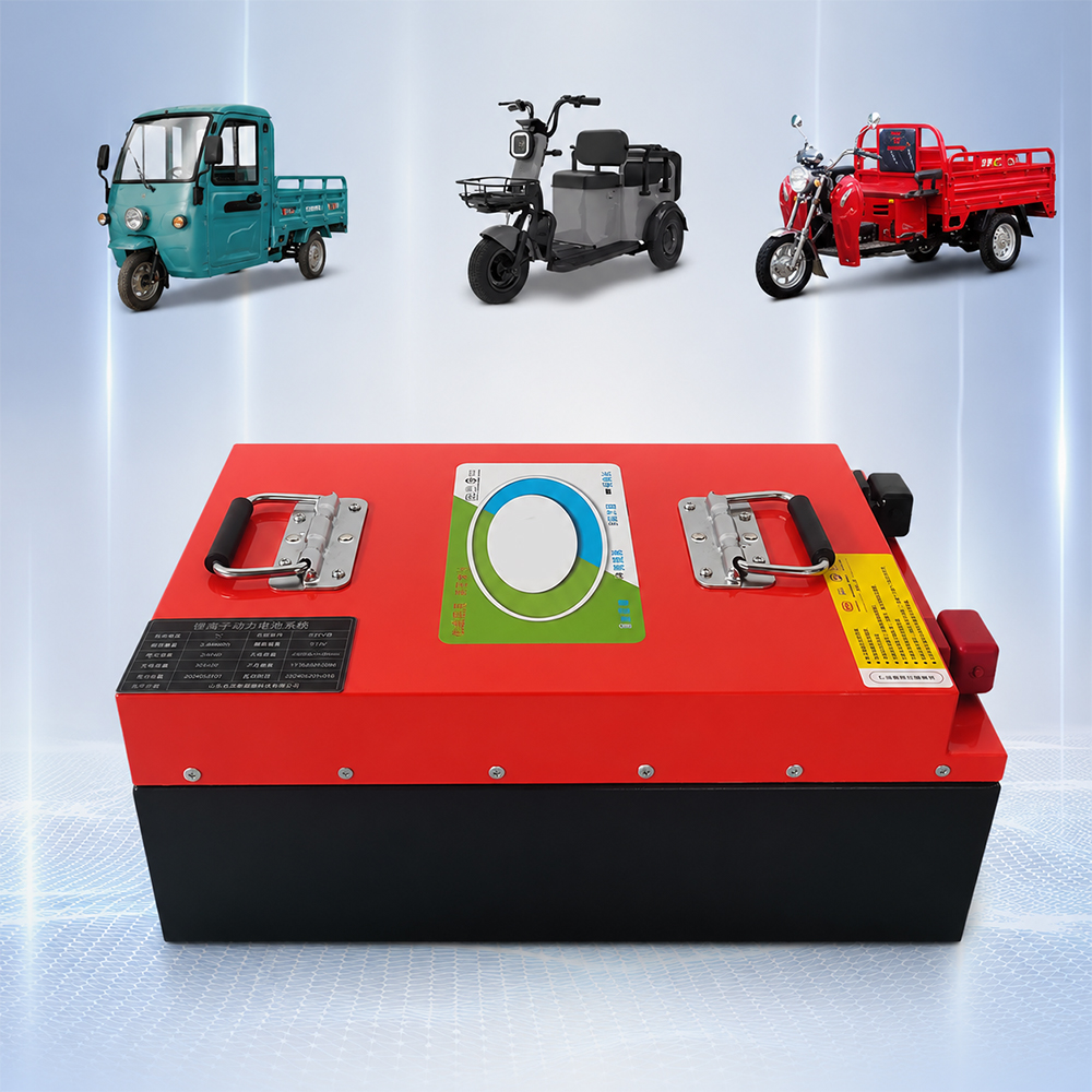 Smart 60V 72V 100Ah 120Ah 200Ah LiFePo4 Lithium Battery Pack for Three Wheels Vehicle Tricycle Pedicab
