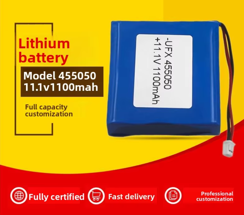 11.1V 1100mAh 3S Li-Polymer Battery LCO for Medical Device Power Tool Robot Vacuum OEM