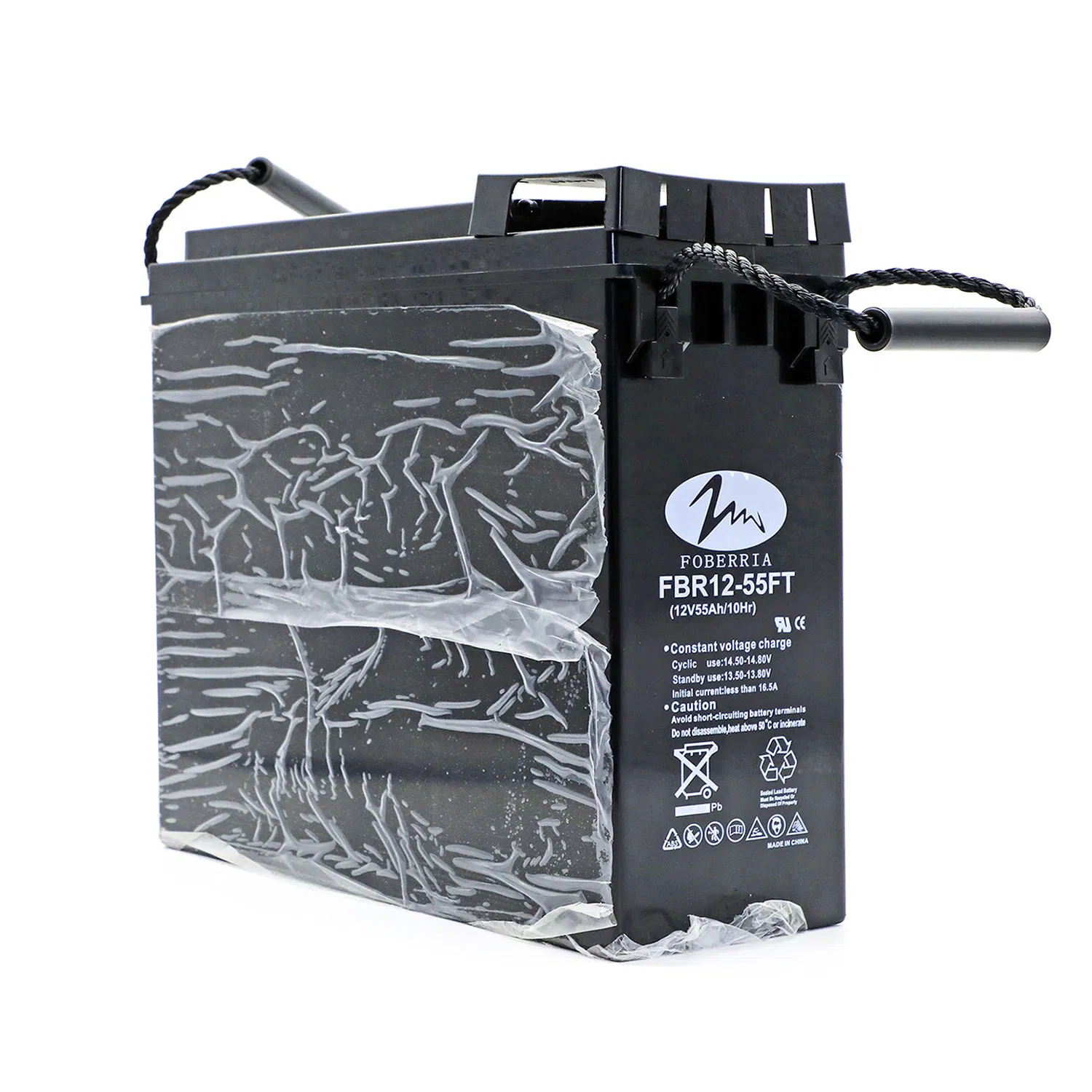 Factory 12V 55ah Front Terminal VRLA AGM Battery for Telecommunication System