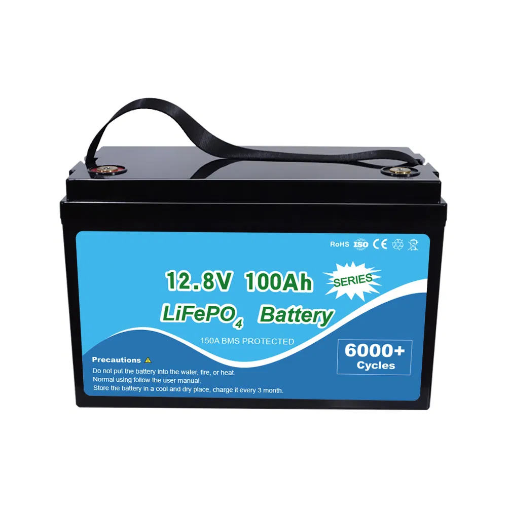 Rechargeable Solar Battery Storage for RV Marine 12V-100ah LiFePO4 Lithium Ion Battery