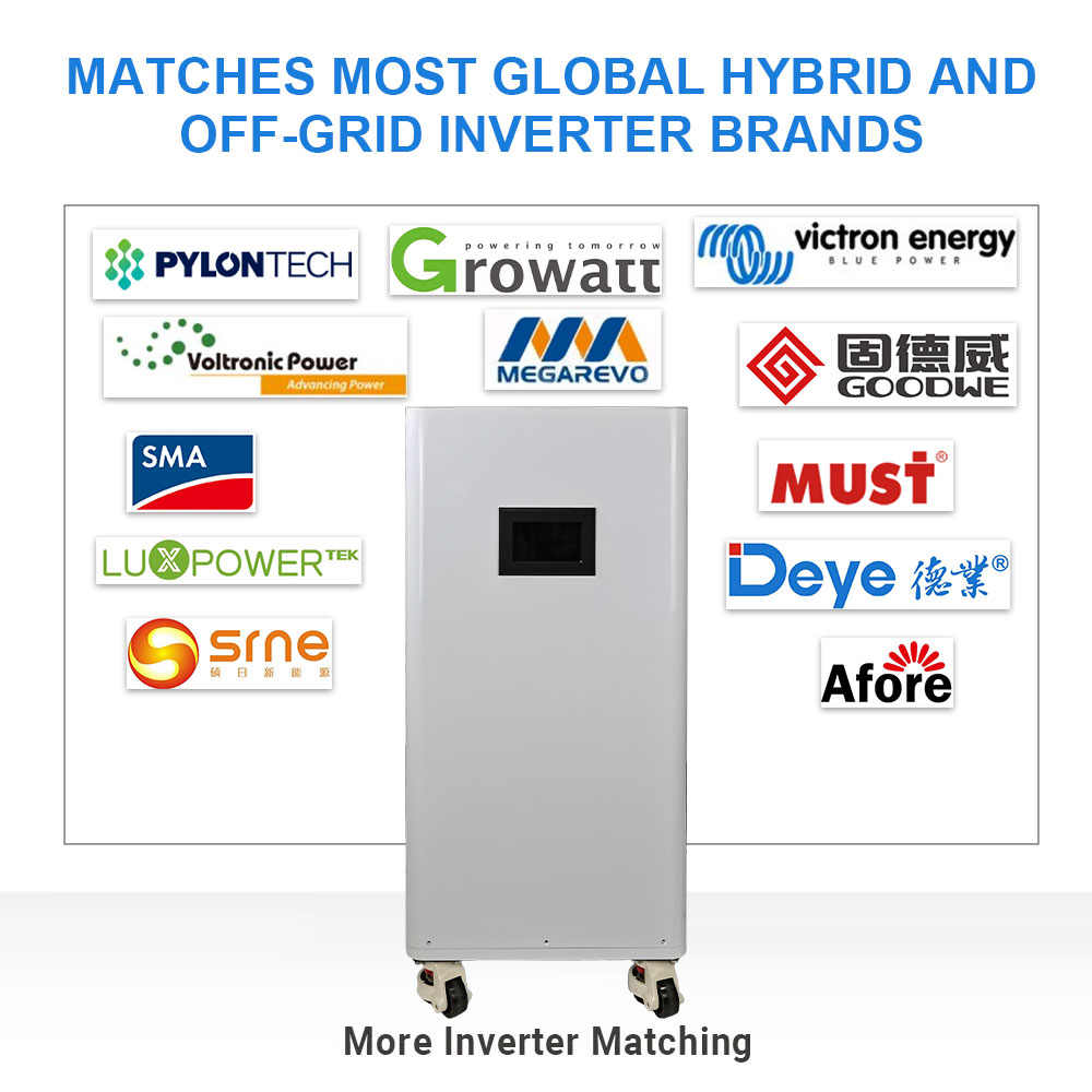 Tax Free EU/Poland Stock 48V 51.2V 314AH 16KWH Vertical Lithium Ion Battery Pack for Solar &amp; Home Energy Storage System