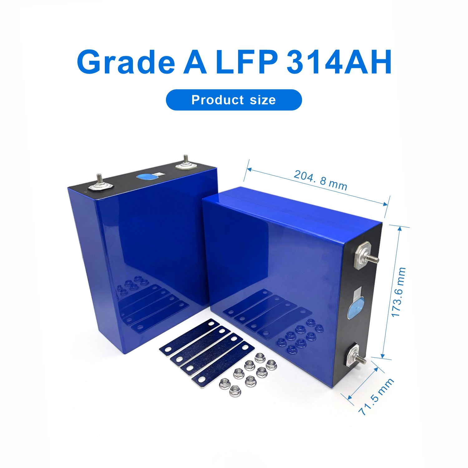 3.2V Cornex 280ah 330Ah 320Ah 314A Lifepo4 Rechargeable Lifepo4 Ion Lithium Battery Cell For Electric Power System