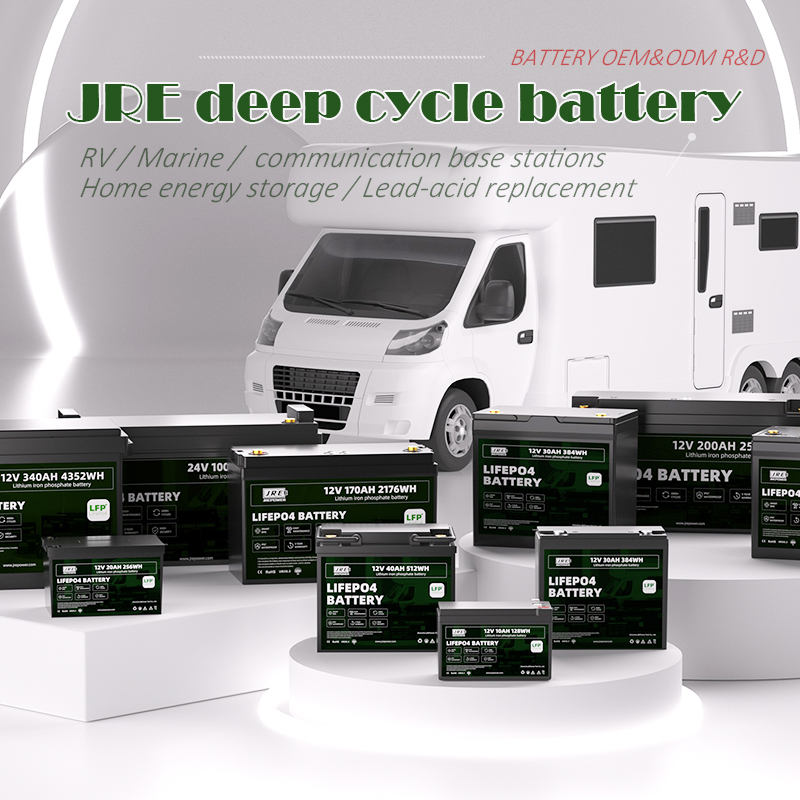 LiFePO4 12.8V 200Ah Deep Cycle Semi-Solid State Lithium-Ion Battery Pack Super Slim IP65 RV Off-Road Vehicle Marine Use
