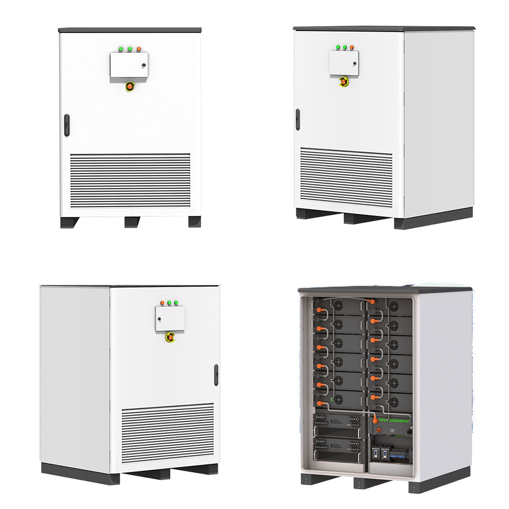 100kwh 50KW All-In-One IP54 Off Grid Hybrid Solar Energy Storage System Lithium Battery Inverter for Commercial Farm Industrial
