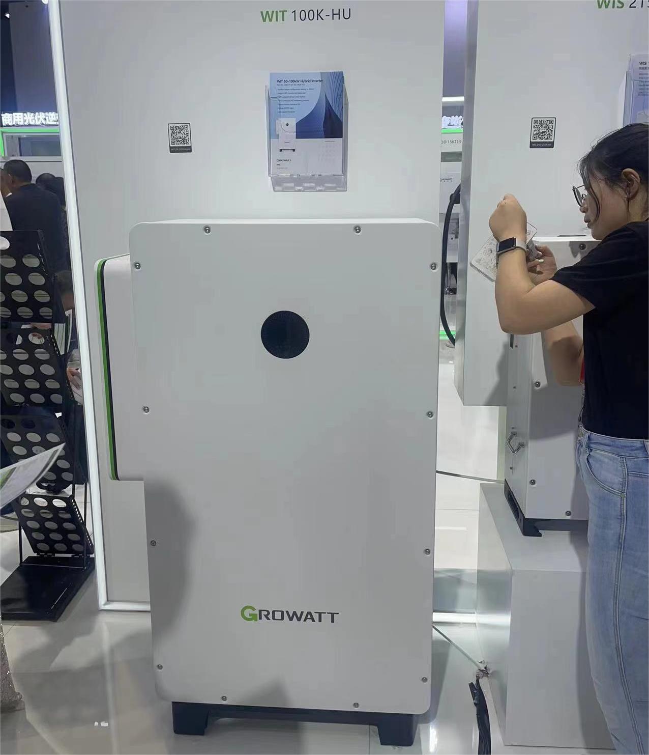 Growatt APX High Voltage Battery System All in One BESS 50kW Battery and WIT Inverter