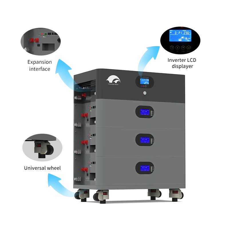 All in One Solar System 5kw 10kwh 20kwh 15kw 150ah Grad a Lifepo4 Residential Battery Energy Storage Solutions
