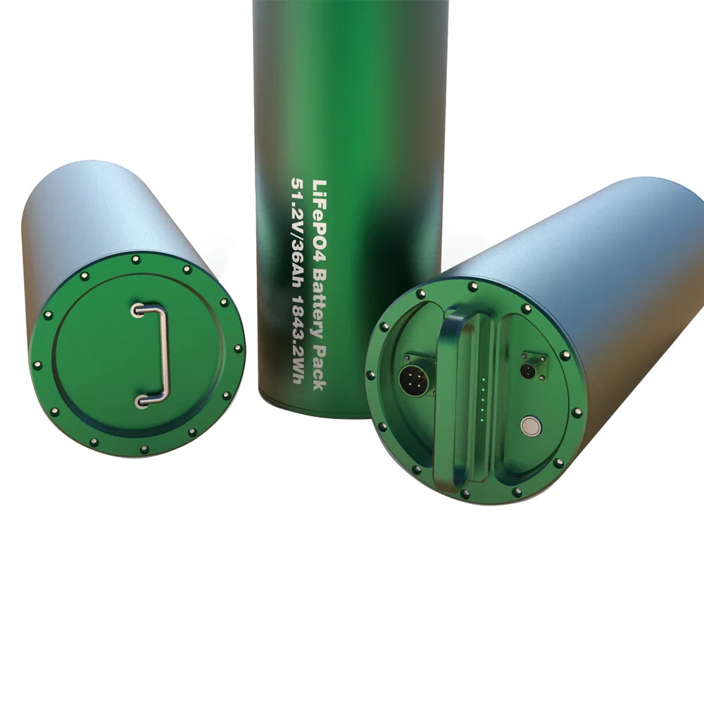 Rugged D48c 48V 100ah Deep Cycle Lithium Battery IP68 -20℃ to 60℃ Wide Temp 3000 Cycles 200A for Underwater Glider Marine Robotics Solar Storage