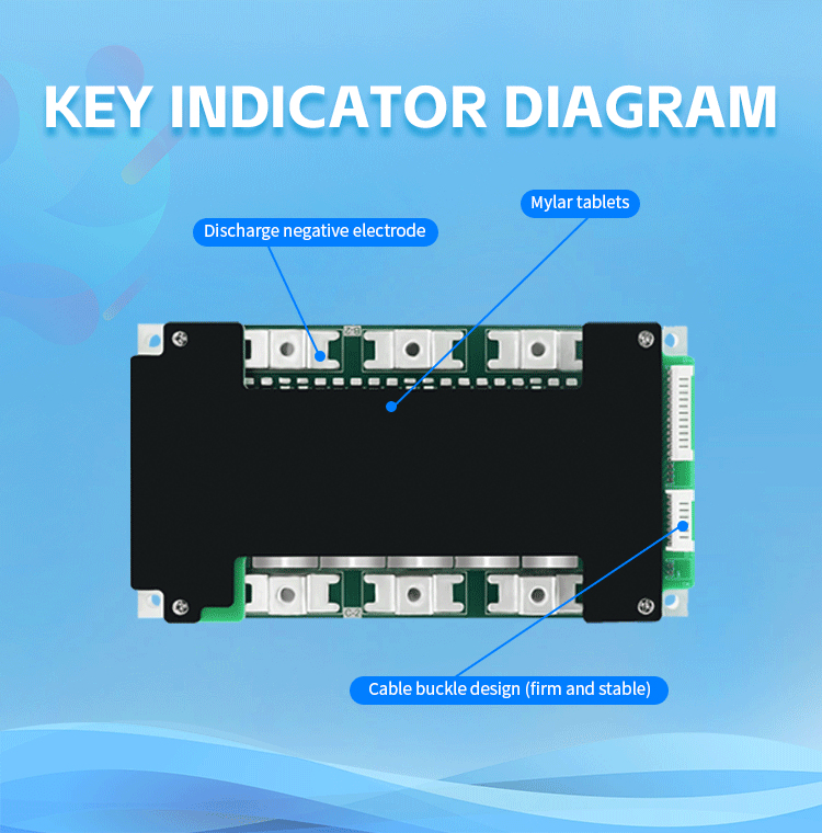 KLS OEM/KLS-162 Lifepo4 BMS Battery Management System 20S 200A Multi-string Compatible ISO9001 Certified for Low Speed Electric