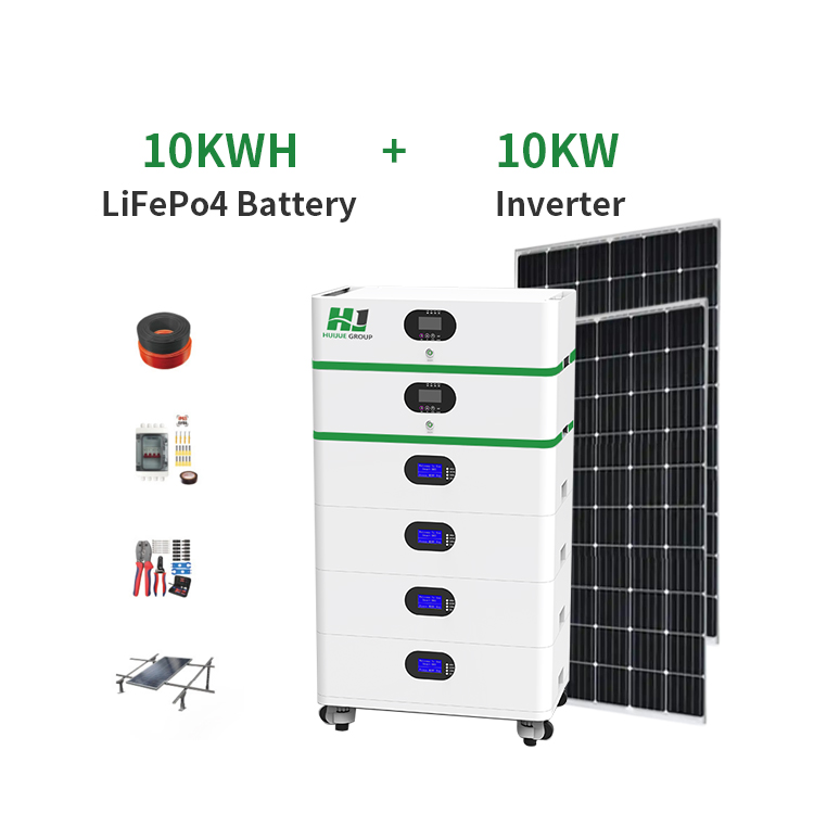 5Kw-20Kw Renewable Solar Power System Kit Stackable Home Energy Storage 100ah Capacity CAN for Household Use
