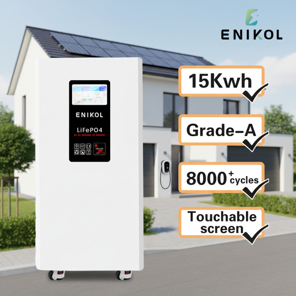 EU Stock Batterie Lithium 15kwh Solar Energy Storage 300AH 51.2V Lithium Battery 10kw Fast Delivery