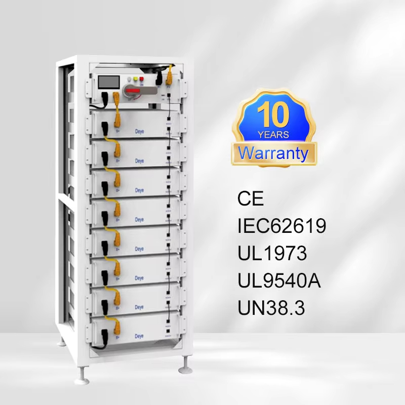 DEYE ESS BOS-G Pro High Voltage Deye Lithium Solar Battery 51.2V 50Kwh 100kwh For Industrial Battery System Commercial Use