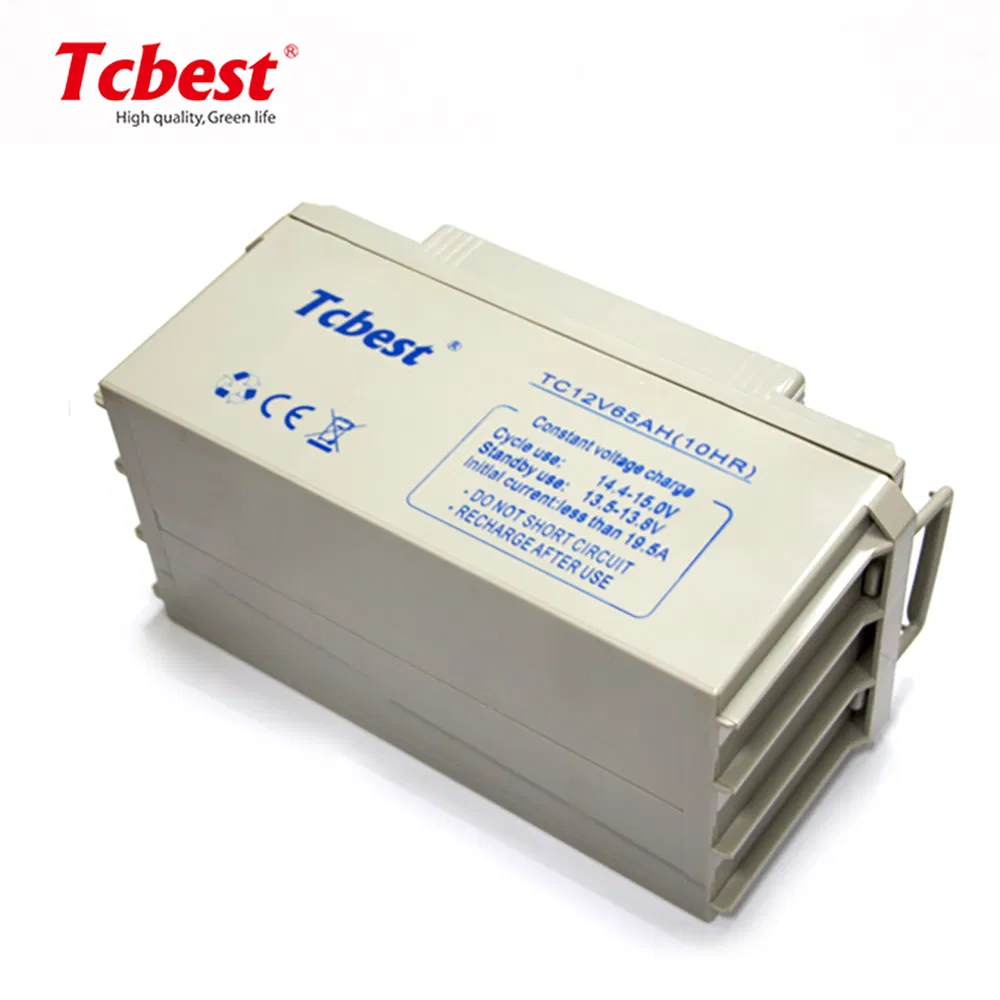 VRLA Deep Cycle Battery 12V 65ah Gel Battery 12V65ah Lead Acid Battery Free Maintenance Gel Battery 12V65ah for UPS and Telecommunication Systems