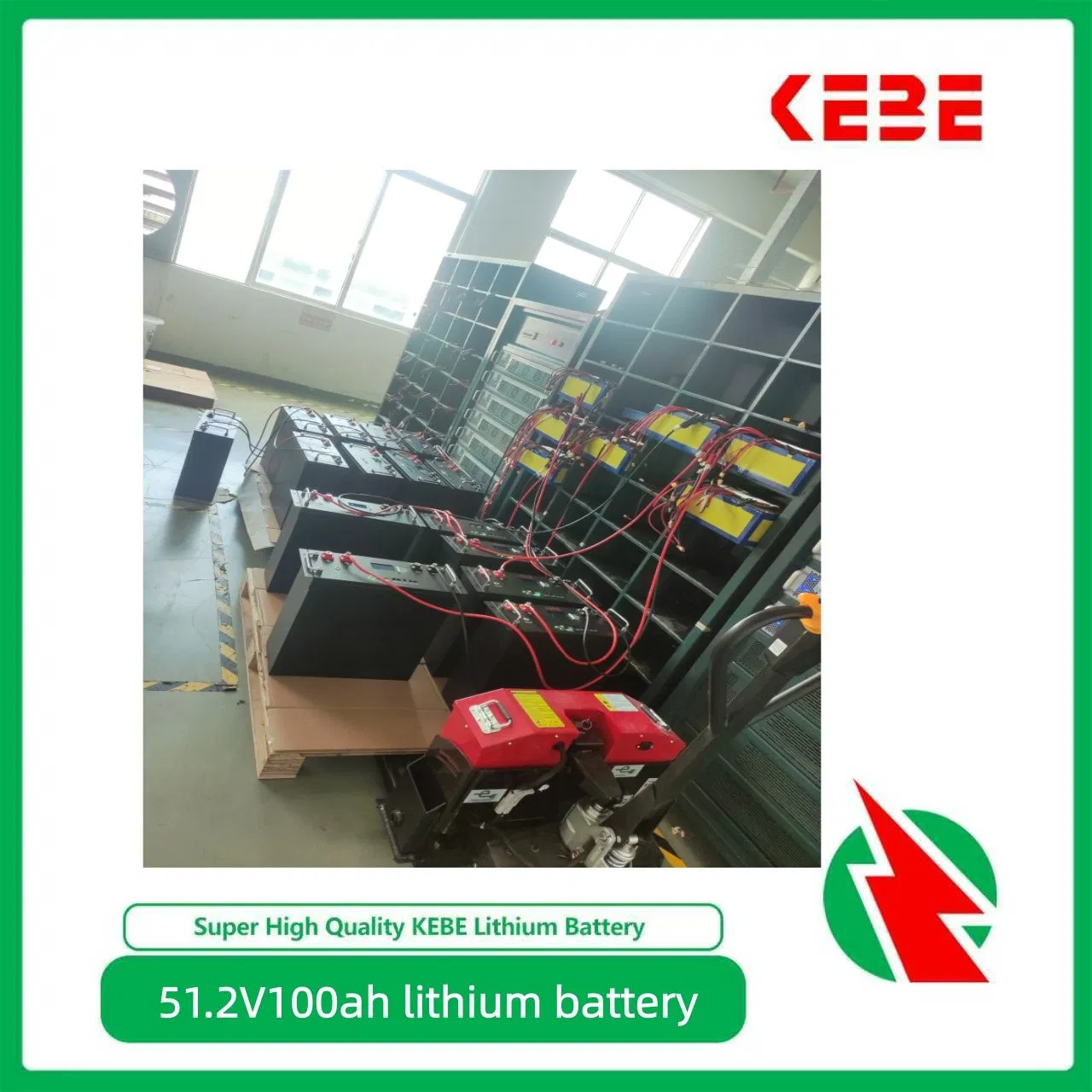 Advanced 51.2V100ah 5kwh Rack-Mounted Lithium Ion Battery Pack Using LiFePO4 Technology for Smart Solar Energy Storage and Back-up Power Management Battery