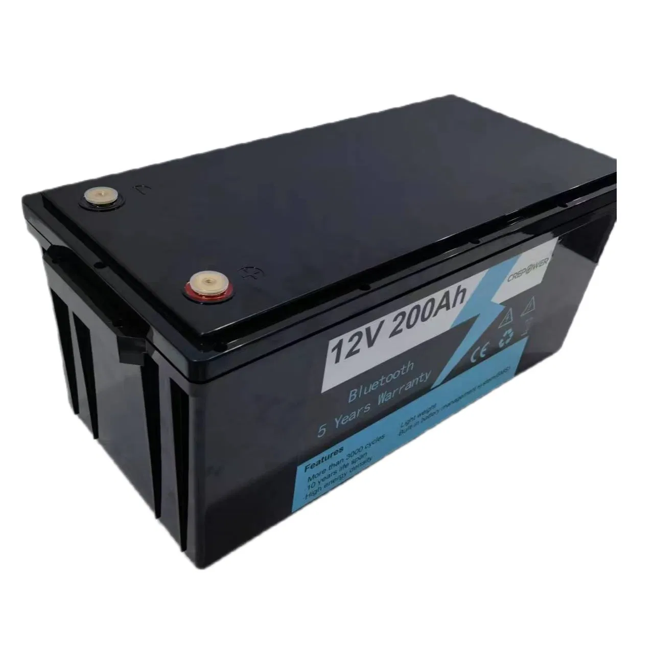 LiFePO4 12V 200ah Lithium Technology Smart BMS Inside Solar Storage Battery