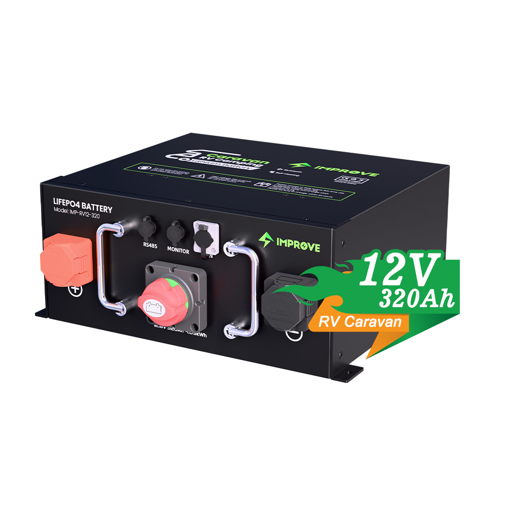 High Quality Lithium Battery 12v 24v 48v 100ah 200ah 230ah 320ah BMS LifePO4 RV Camping Battery Eco-friendly